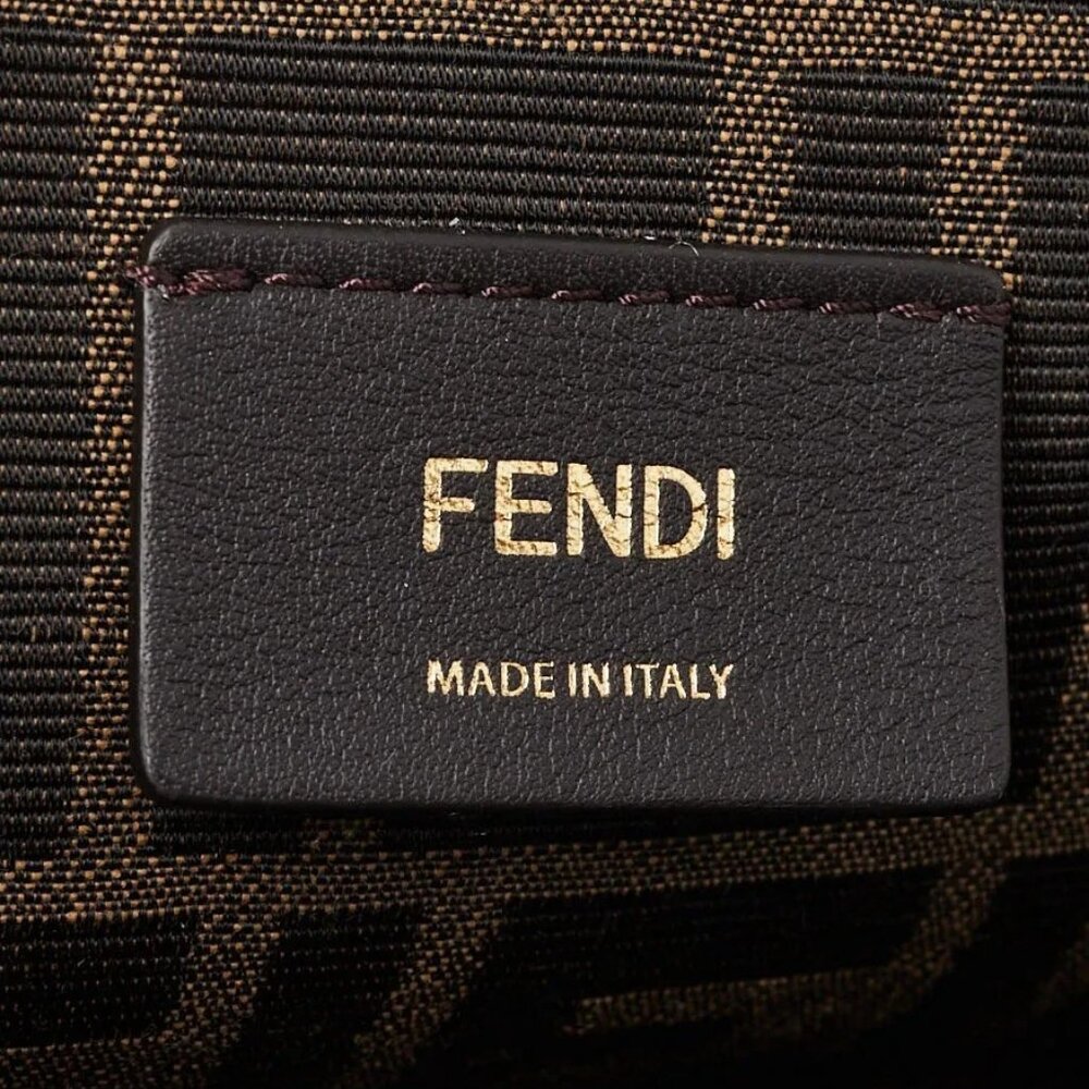 Fendi Violette/Brown Python Small First Bag 8bp129 - image 6